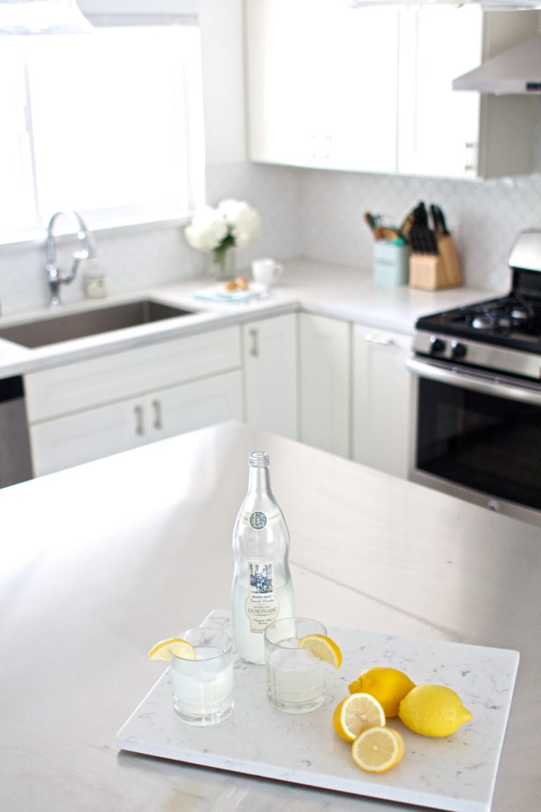 White Bright Minimalist Kitchen Renovation