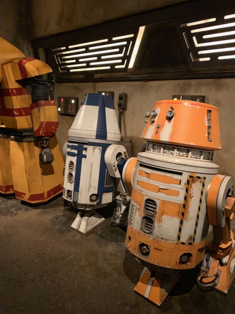 101 things at Disneyland droids