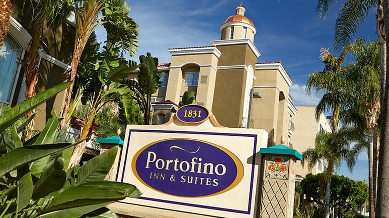 hotels near Disneyland free parking portofino inn
